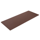 Chocolate Brown Leatherette Keyboard/Mouse Desk Pad, 30 x 12.5